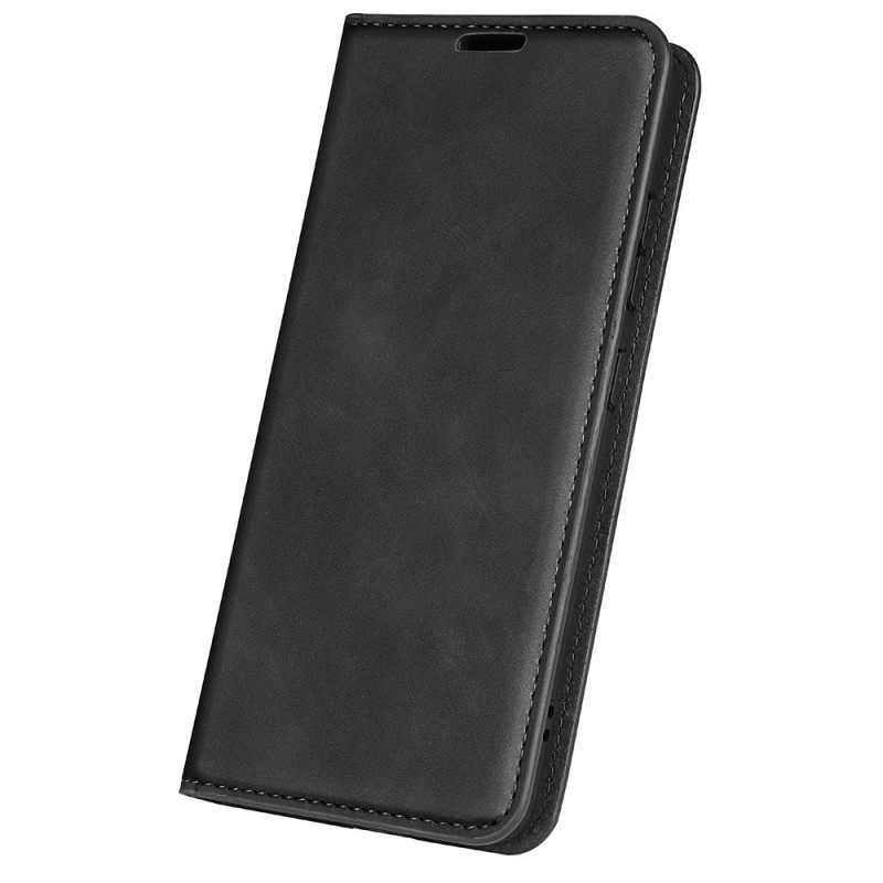 θηκη κινητου Oppo Find X5 Θήκη Flip Εφέ Silk Soft Leather